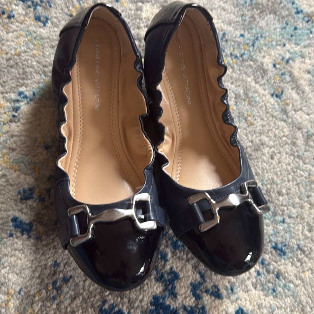 Adrienne Vittadini Black Women's ballet style flats size 8